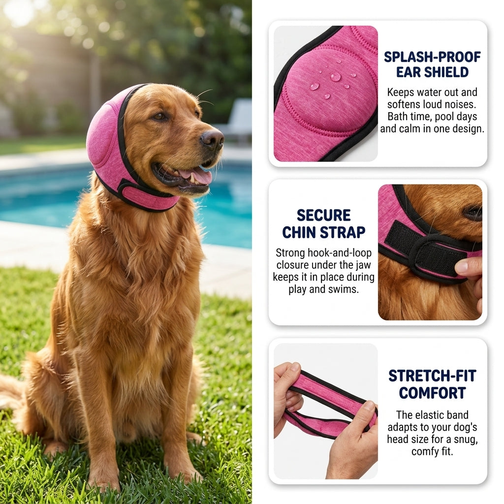 Noise-Reducing Waterproof Dog Ear Muffs
