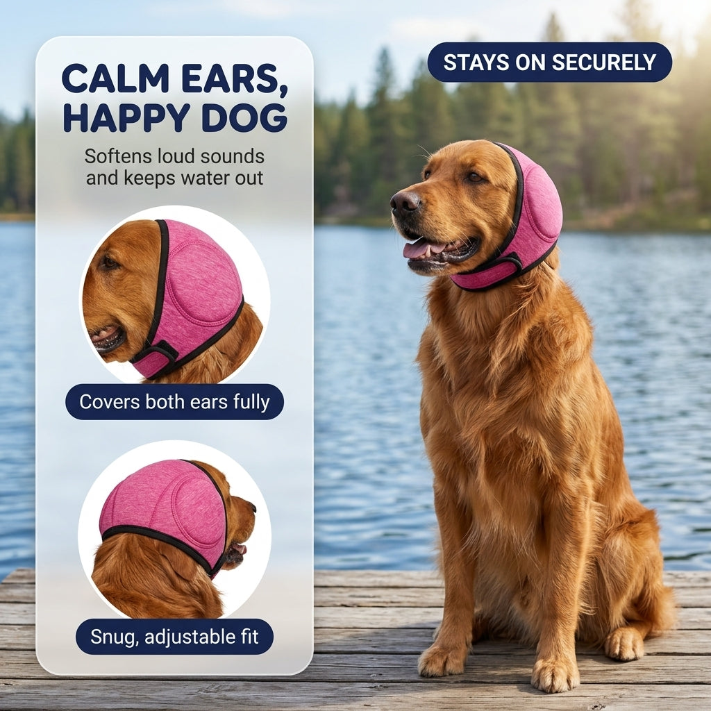 Noise-Reducing Waterproof Dog Ear Muffs