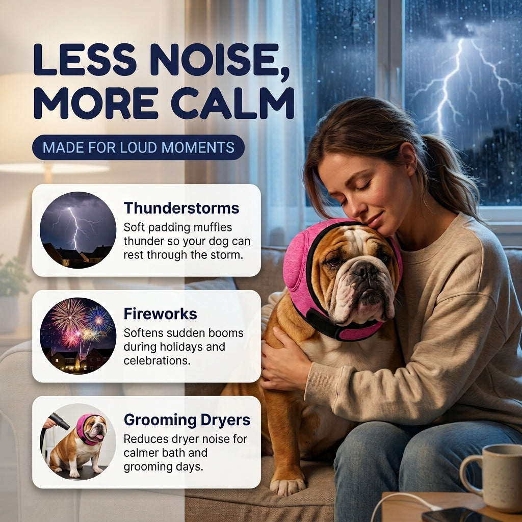 Noise-Reducing Waterproof Dog Ear Muffs